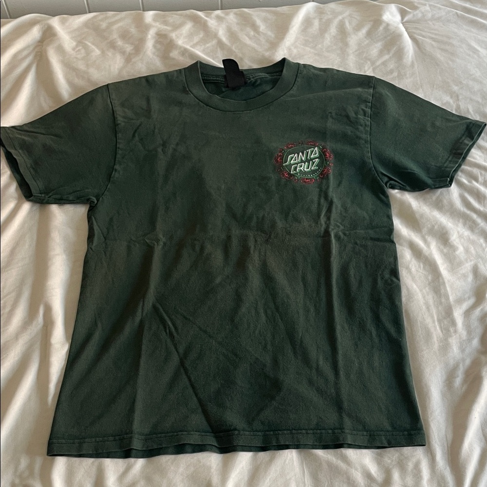 Santa Cruz Skateboards Dark Green Short Sleeve Tee